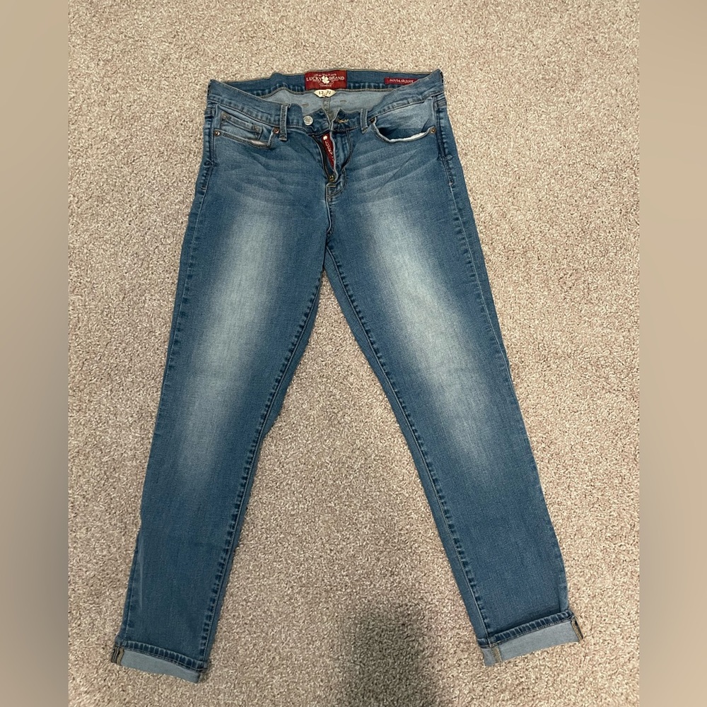 Lucky brand cropped jean
